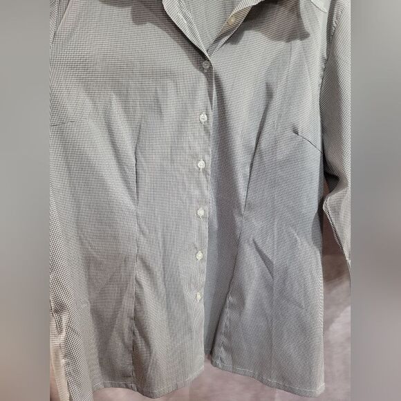 DCC Black and White Checkered Button Up Shirt - Picture 8 of 10